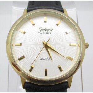 Women Galaxie by Elgin Quartz WR Analog 35mm Round Watch (H949) "New Battery"